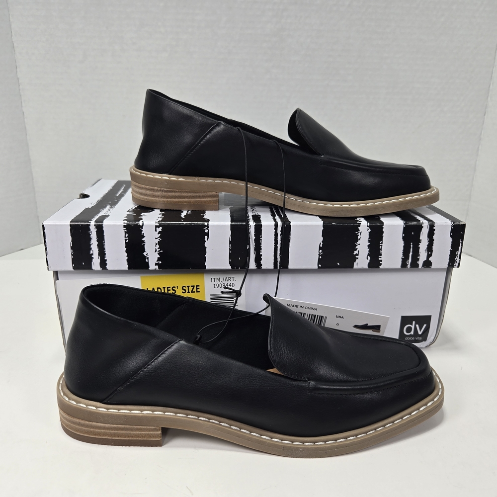 DV by Dolce Vita Flirty Black Loafers Women' Size 6 - Picture 3 of 9